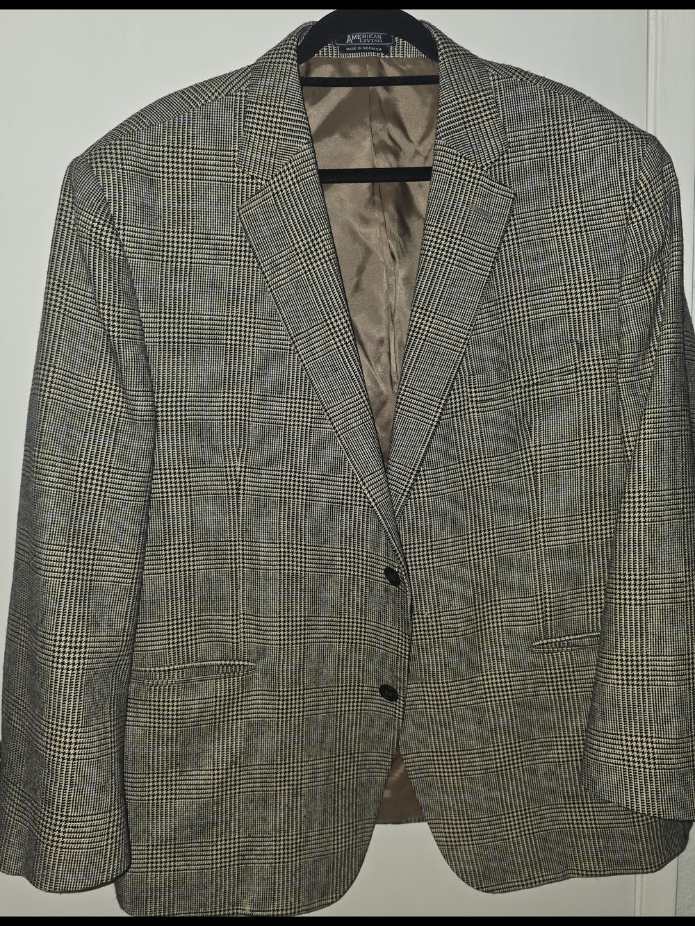 American Living Navy Blue Blazer with Embroidered Eagle Patch
